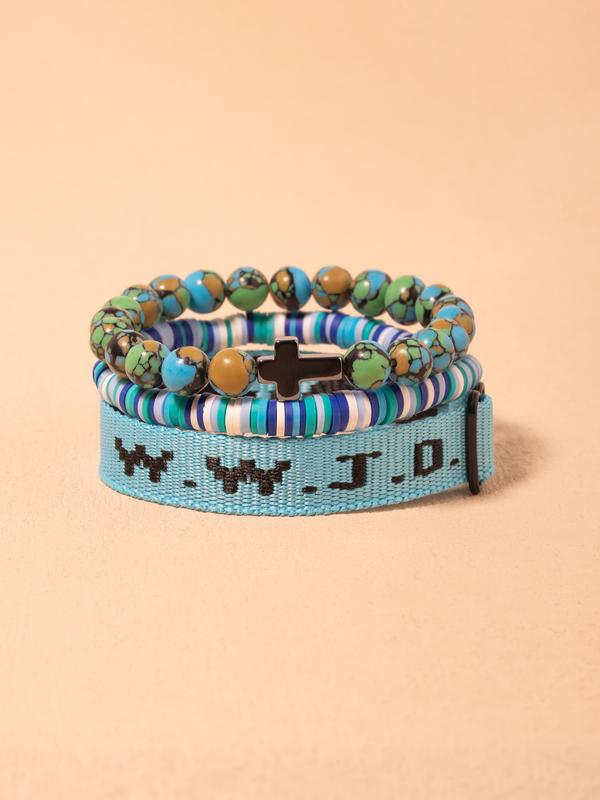 3pc WWJD Bracelet