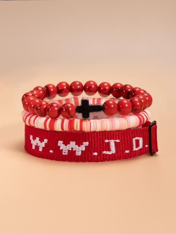 3pc WWJD Bracelet