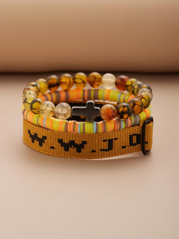 3pc WWJD Bracelet