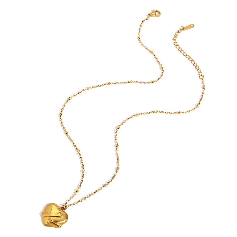 Embrace Heart Pendant Necklace