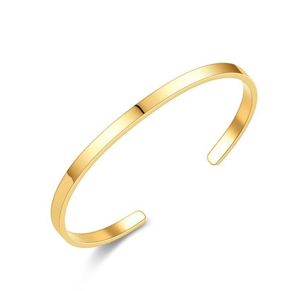 Classic Gold Open Cuff Bracelet