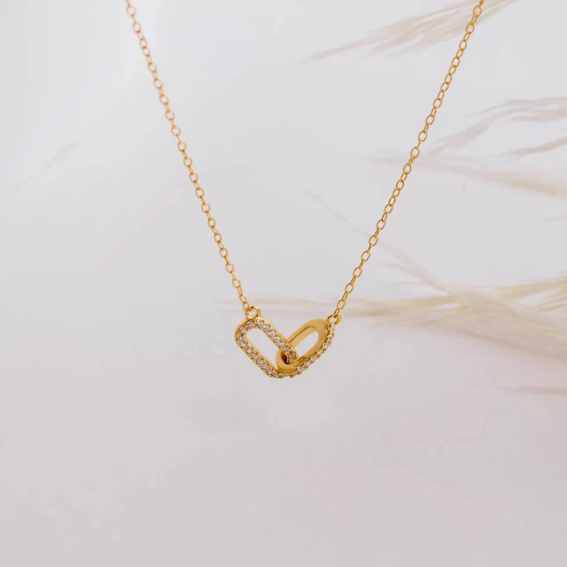 Interlocked Infinity Necklace