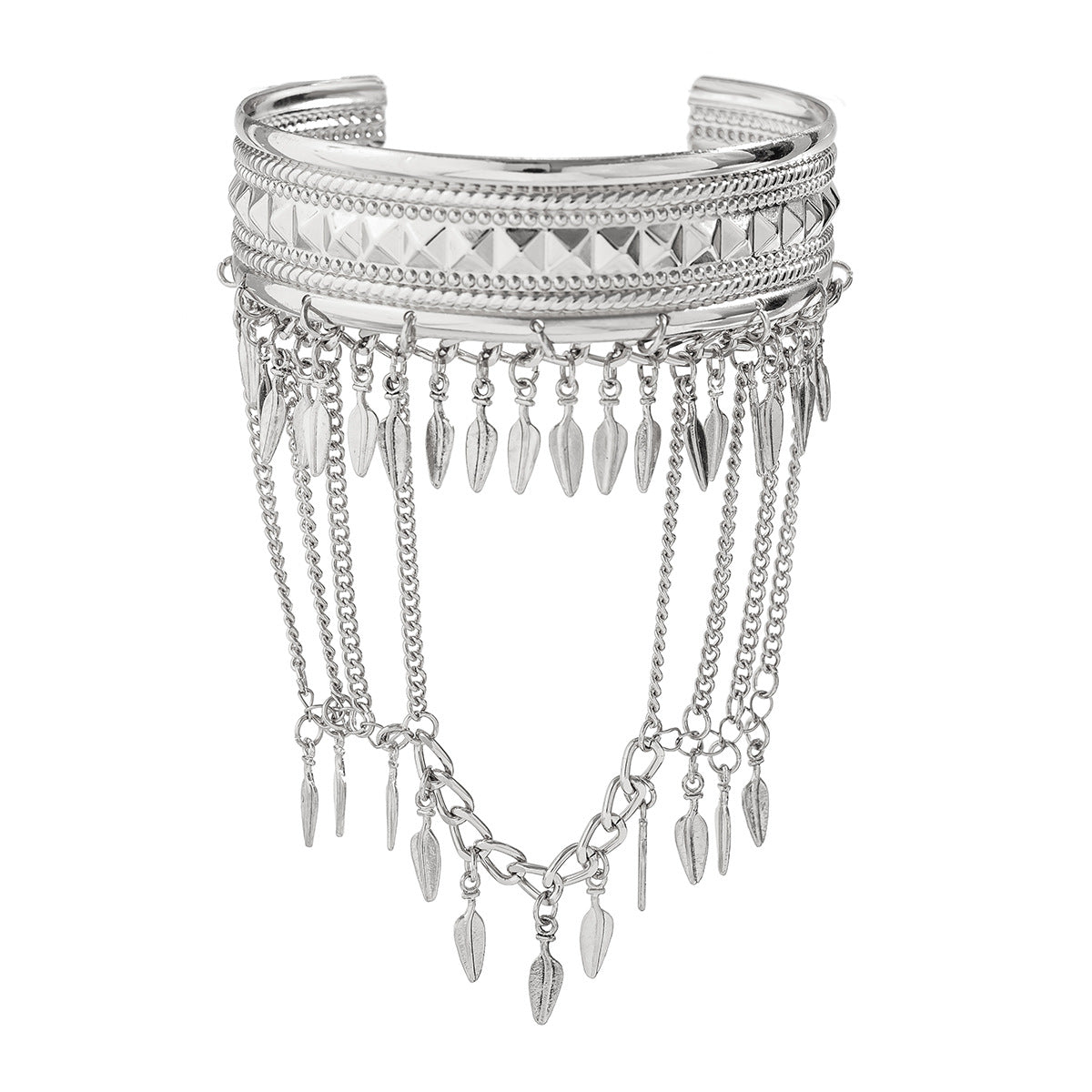 Vintage Tassel Leaf Arm Bracelet