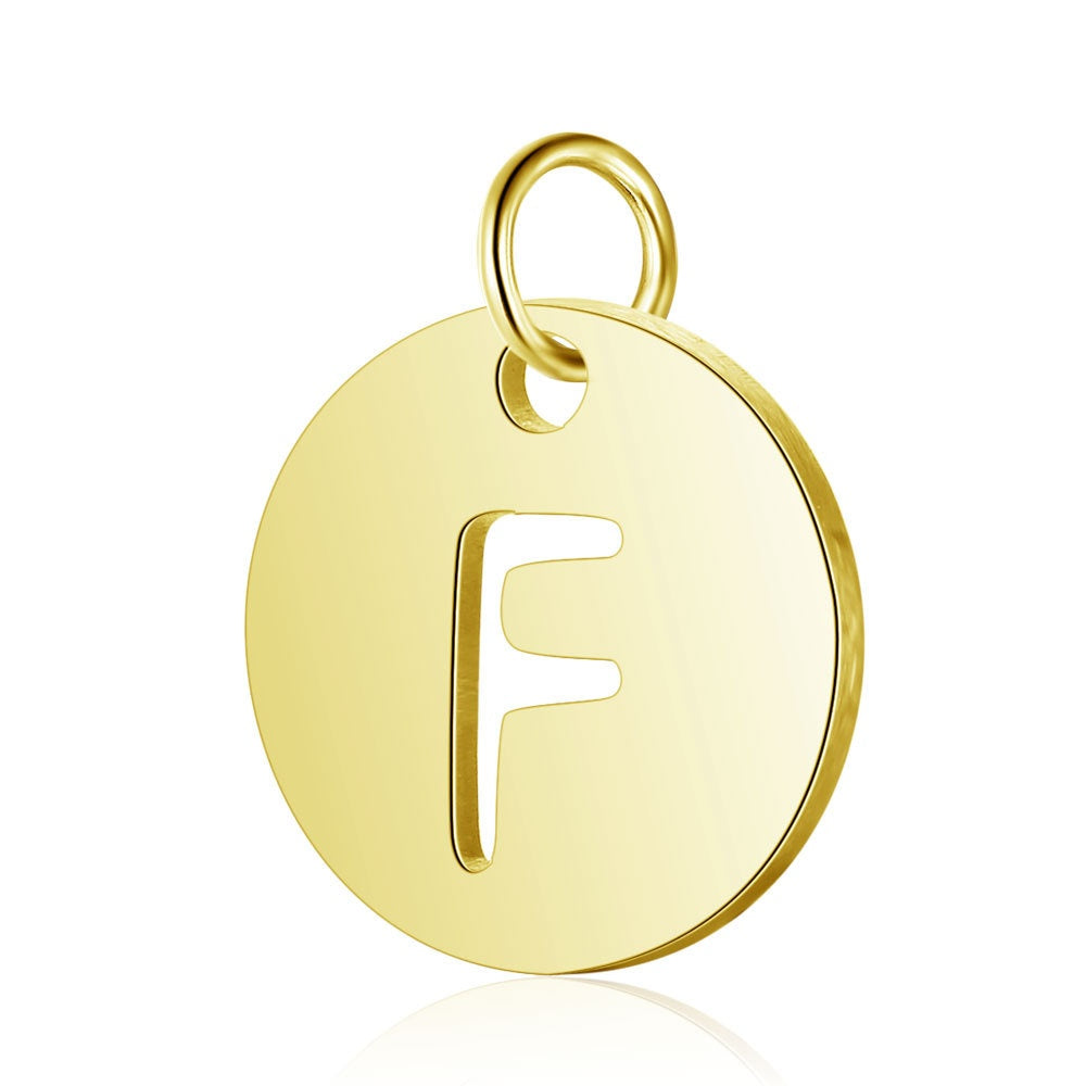 Gold Knot Initial Letter Bracelet