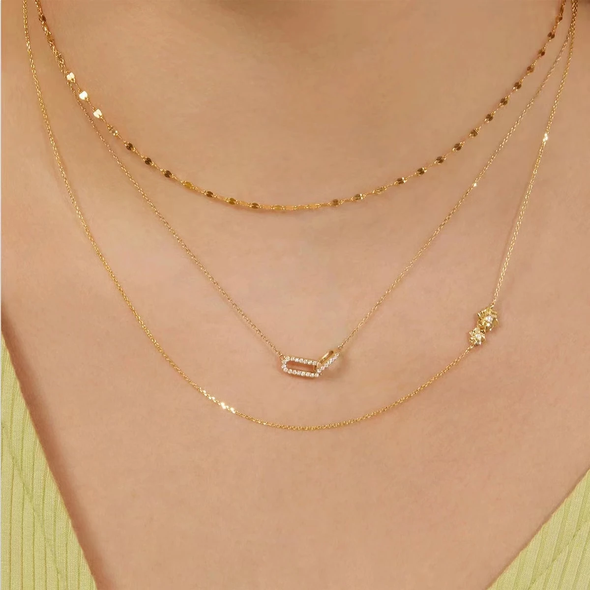 Interlocked Infinity Necklace