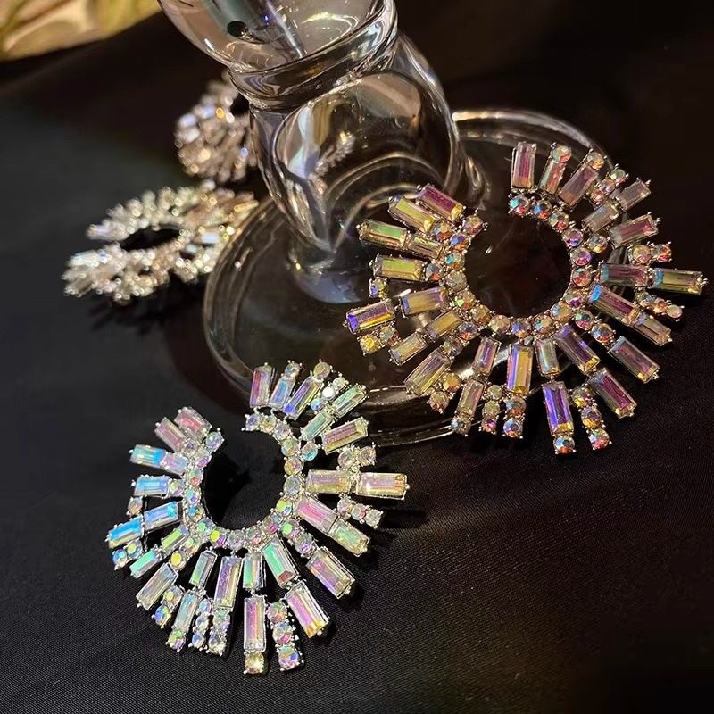 Crystal Burst Earrings