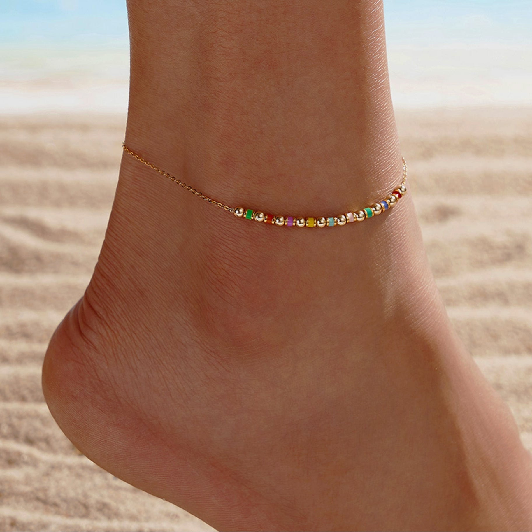 Seabright Harmony Beaded Anklet