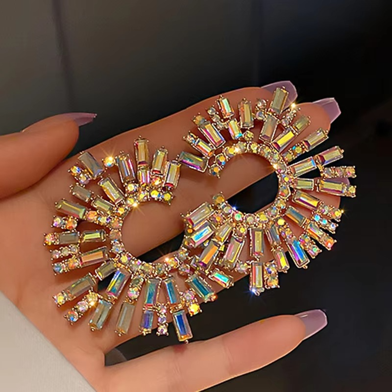 Crystal Burst Earrings