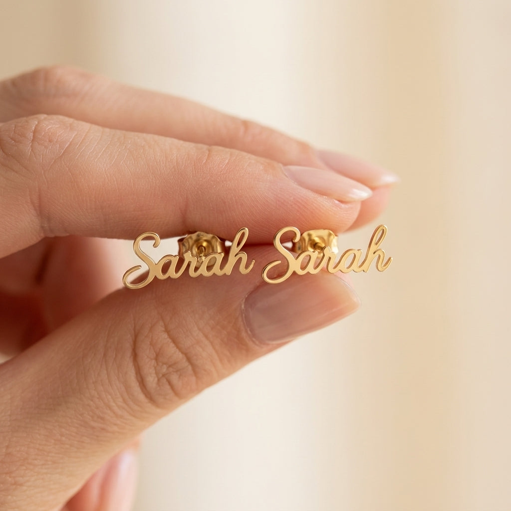 Personalized Name Earrings