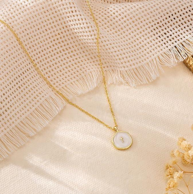 18k Dainty Cross Necklace