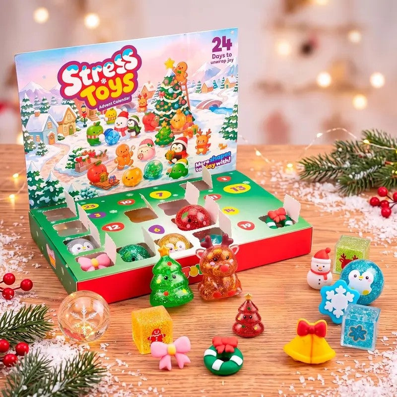 Holiday Character Stress Toy Set