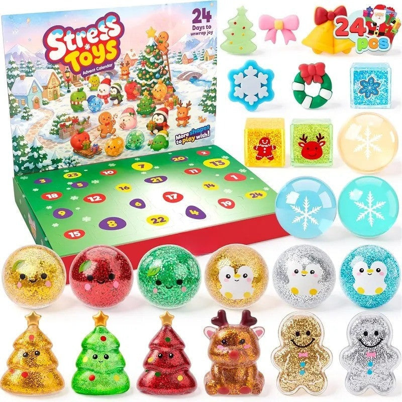 Holiday Character Stress Toy Set