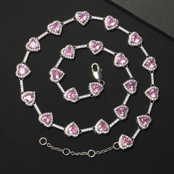 Pink Heart Shaped Necklace