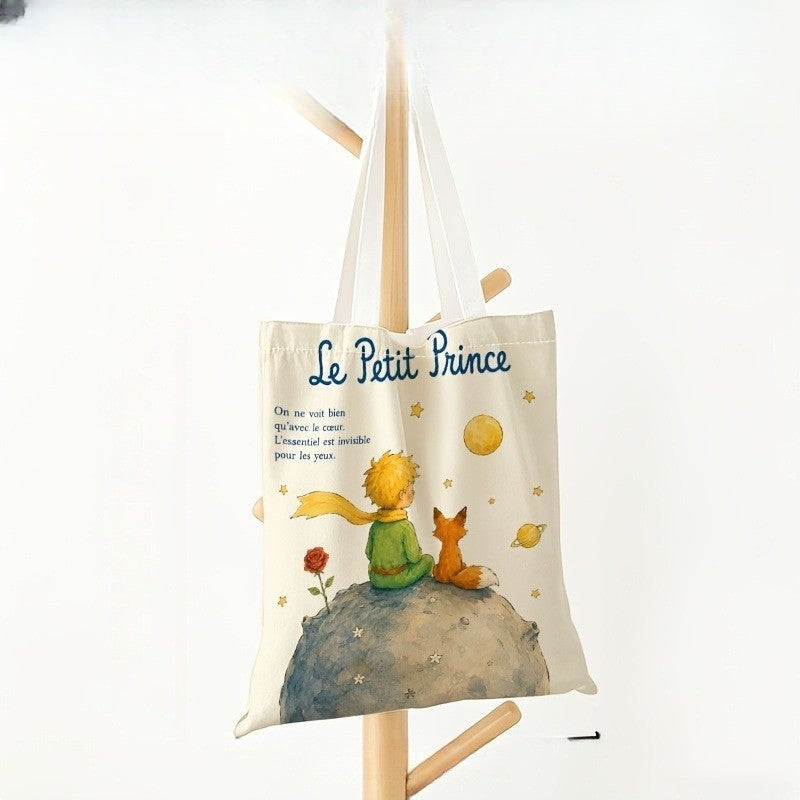 Little Prince Illustration Tote Bag