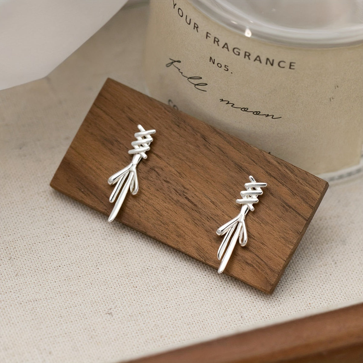 Wrapped Bouquet Stud Earrings