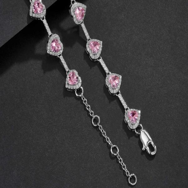 Pink Heart Shaped Necklace