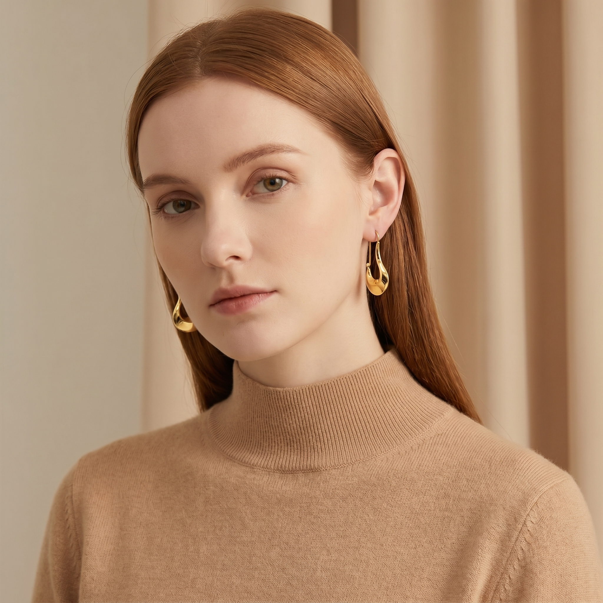 Geometric Dangle Earrings