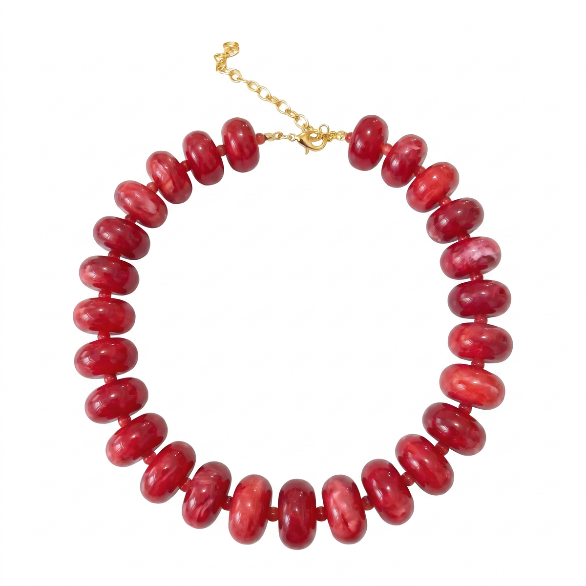 Chunky Summer Beaded Necklace