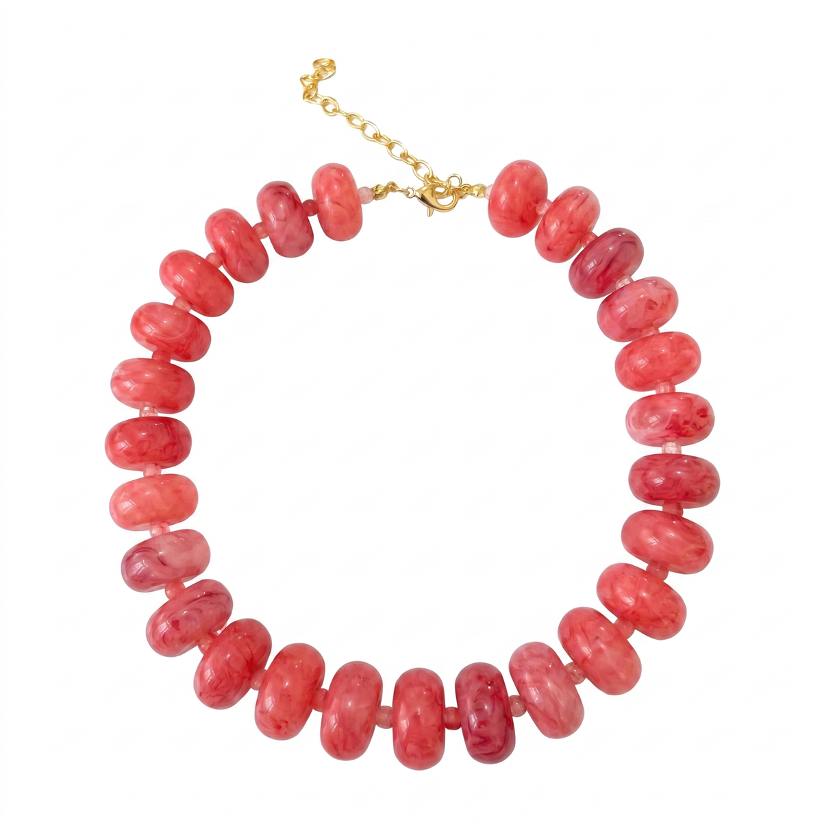 Chunky Summer Beaded Necklace