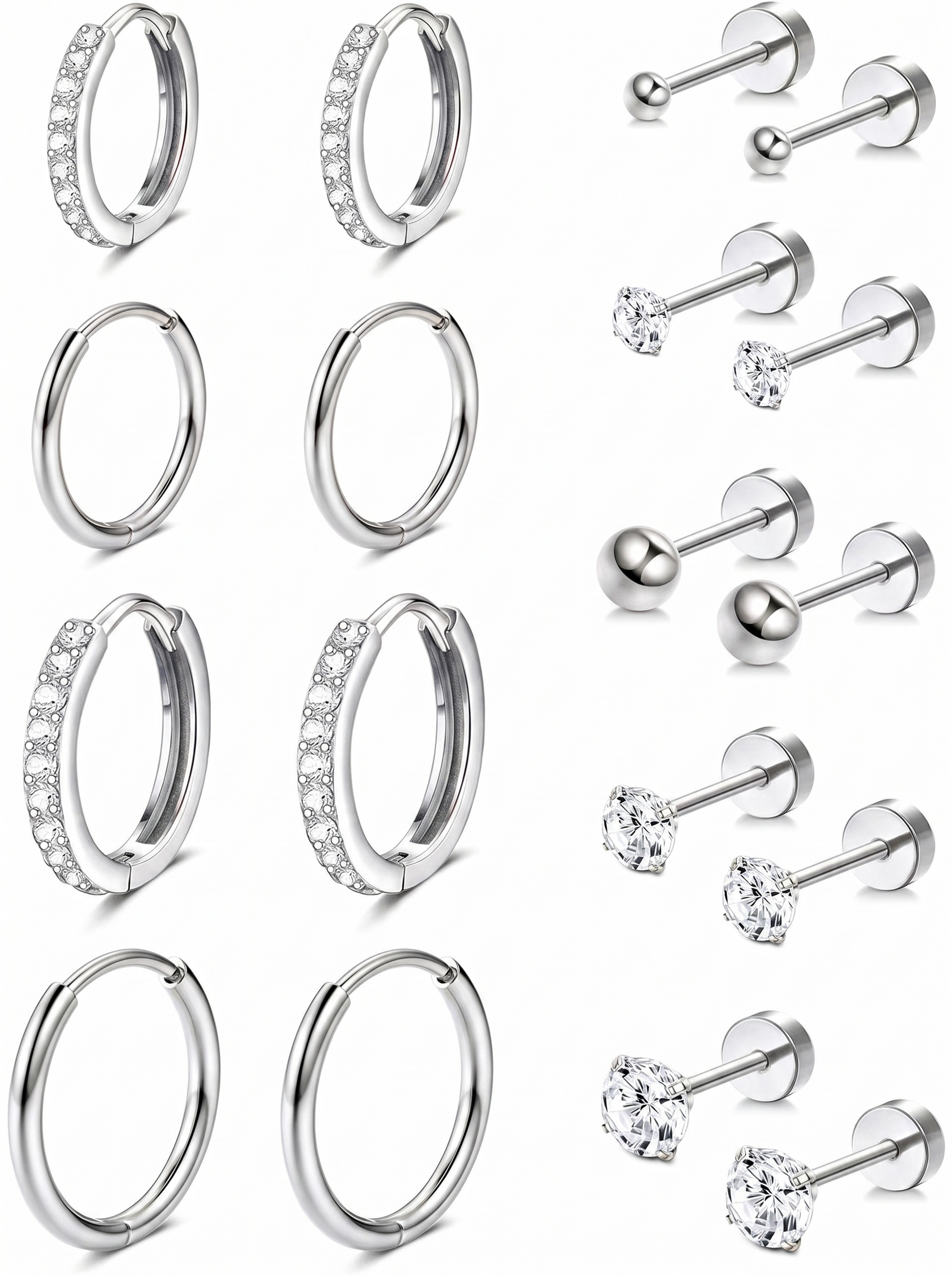 14k Earrings Set