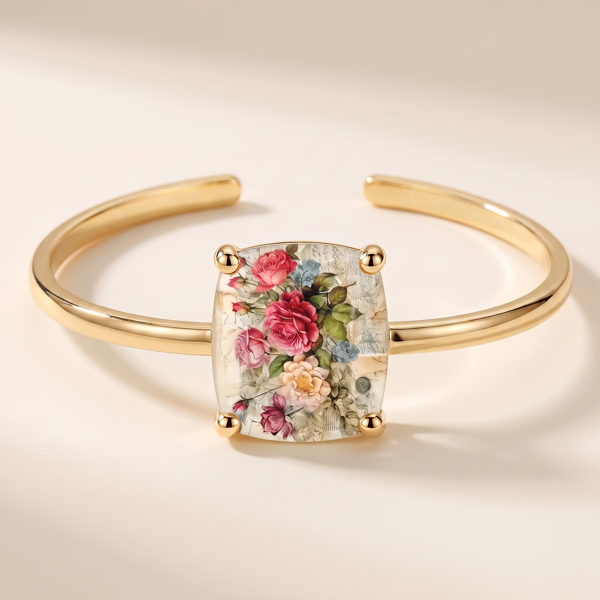 Rose Square Bracelet