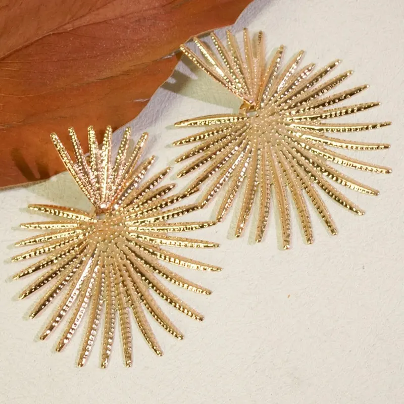 Retro Sunburst Earrings