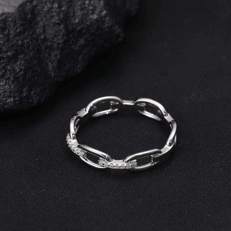 Dainty Moissanite Ring
