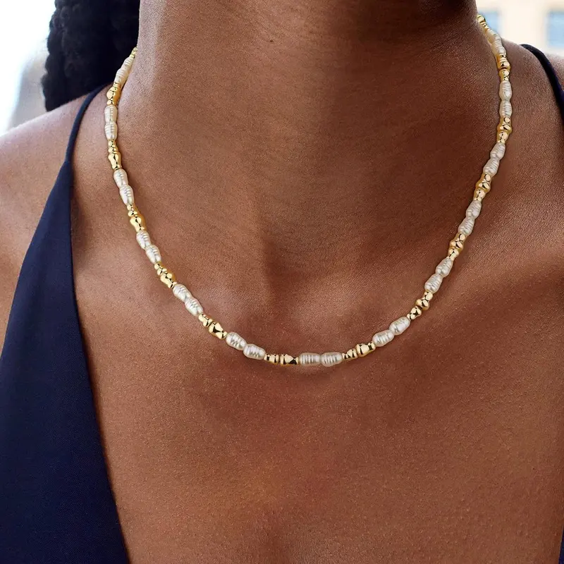 Adjustable Pearl Necklace