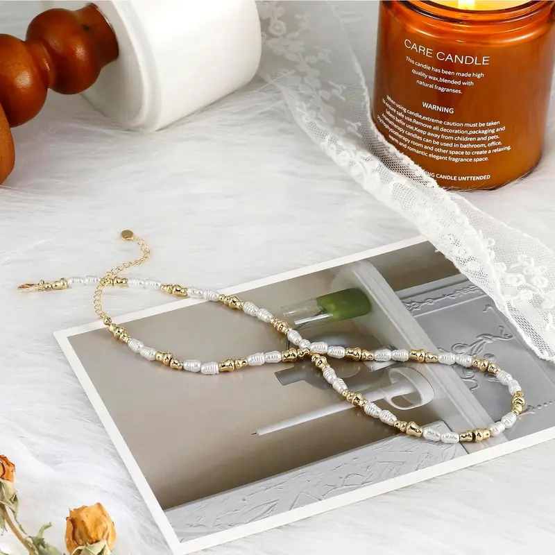 Adjustable Pearl Necklace