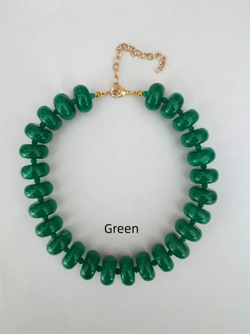 Geometric Beaded Necklace