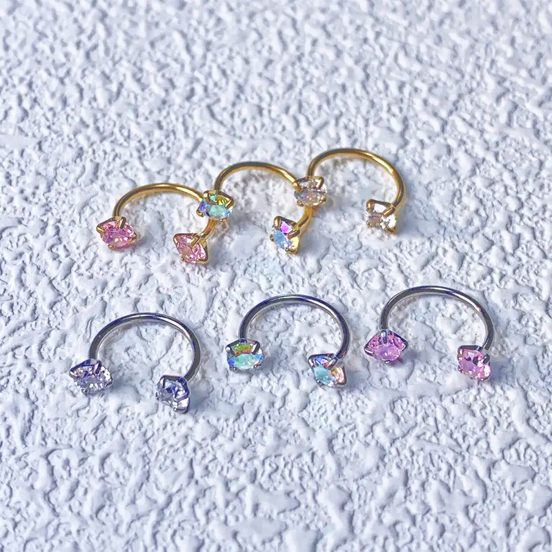 Titanium Horseshoe Nose Ring