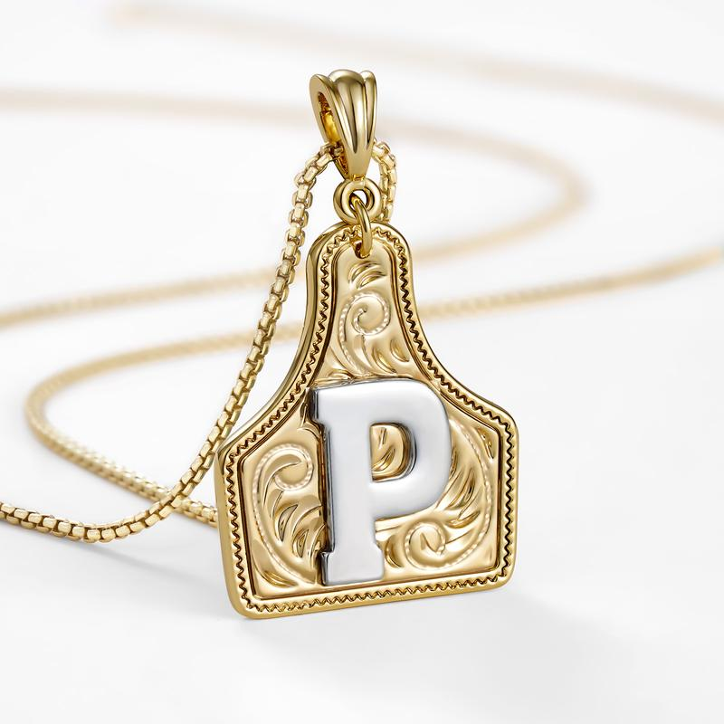 Initial Tag Necklace