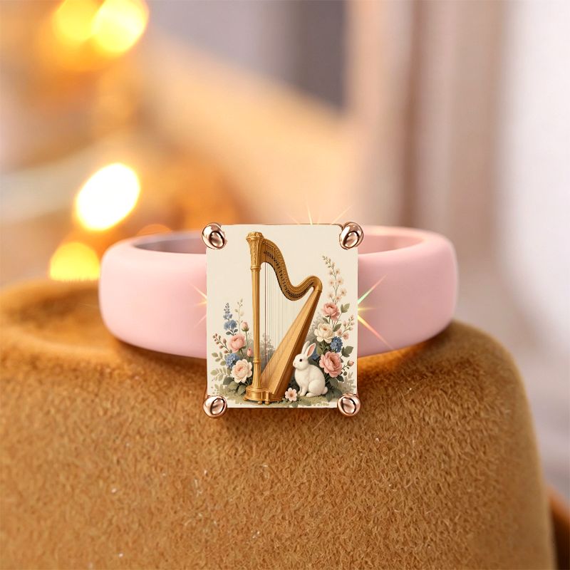 Harp Rabbit Silicone Ring