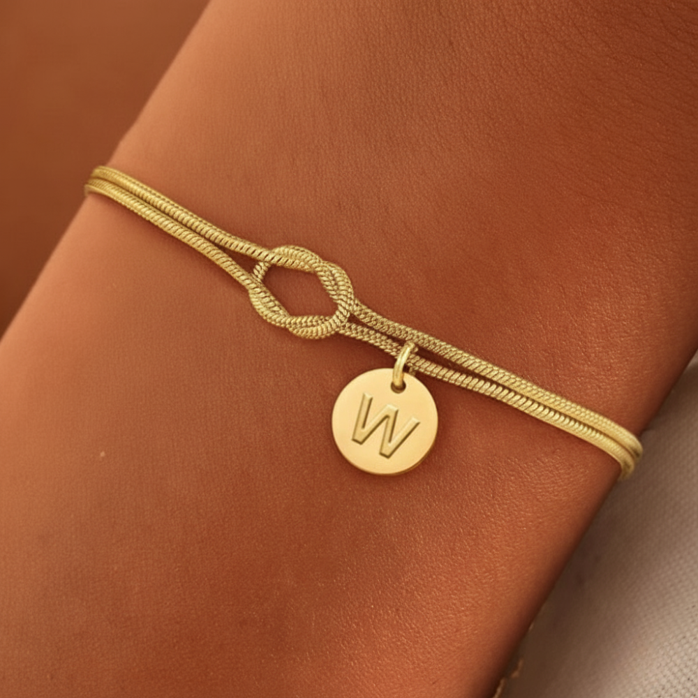 2pc Dainty Love Knot Bracelet