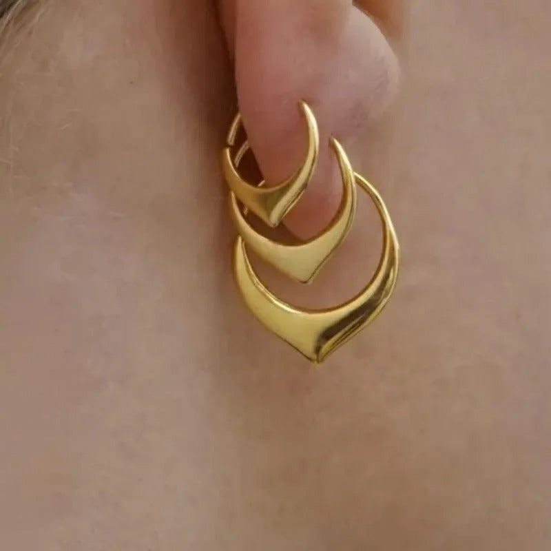 3pc Tiny Petal Earrings