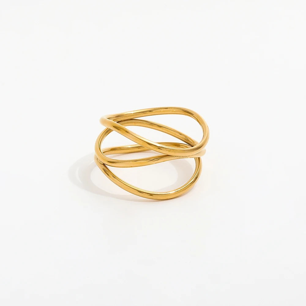 Dainty Infinity Loops Ring