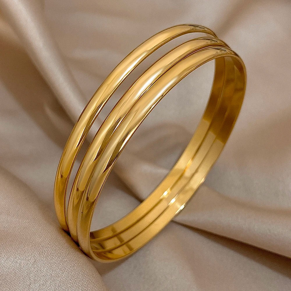 3pc Glossy Bangle Bracelet