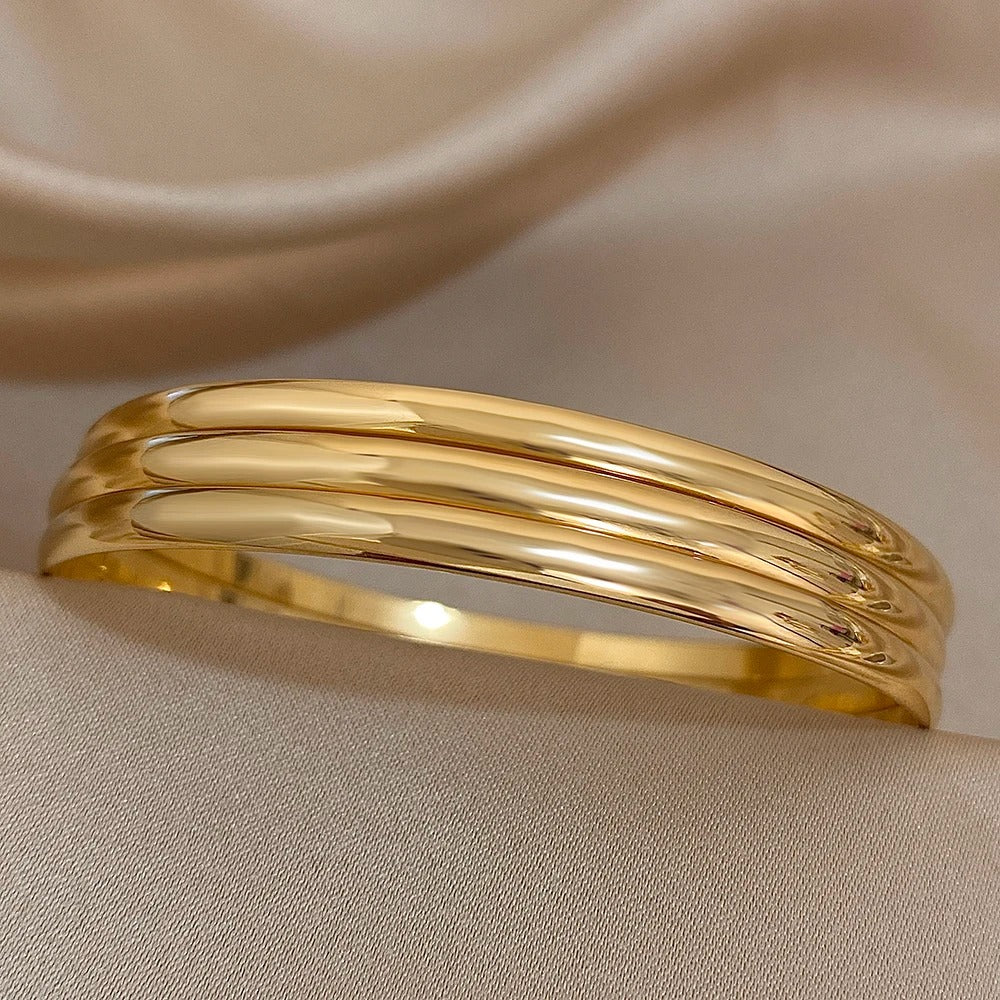 3pc Glossy Bangle Bracelet