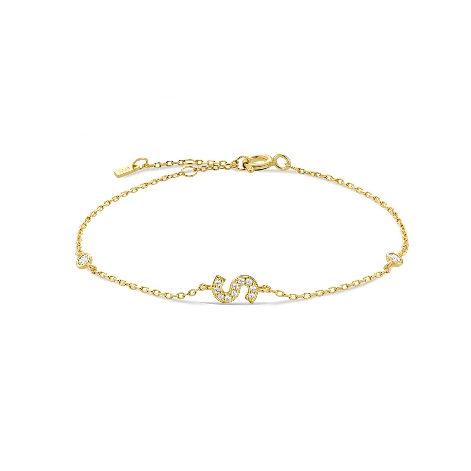 Monogram Initial Bracelet
