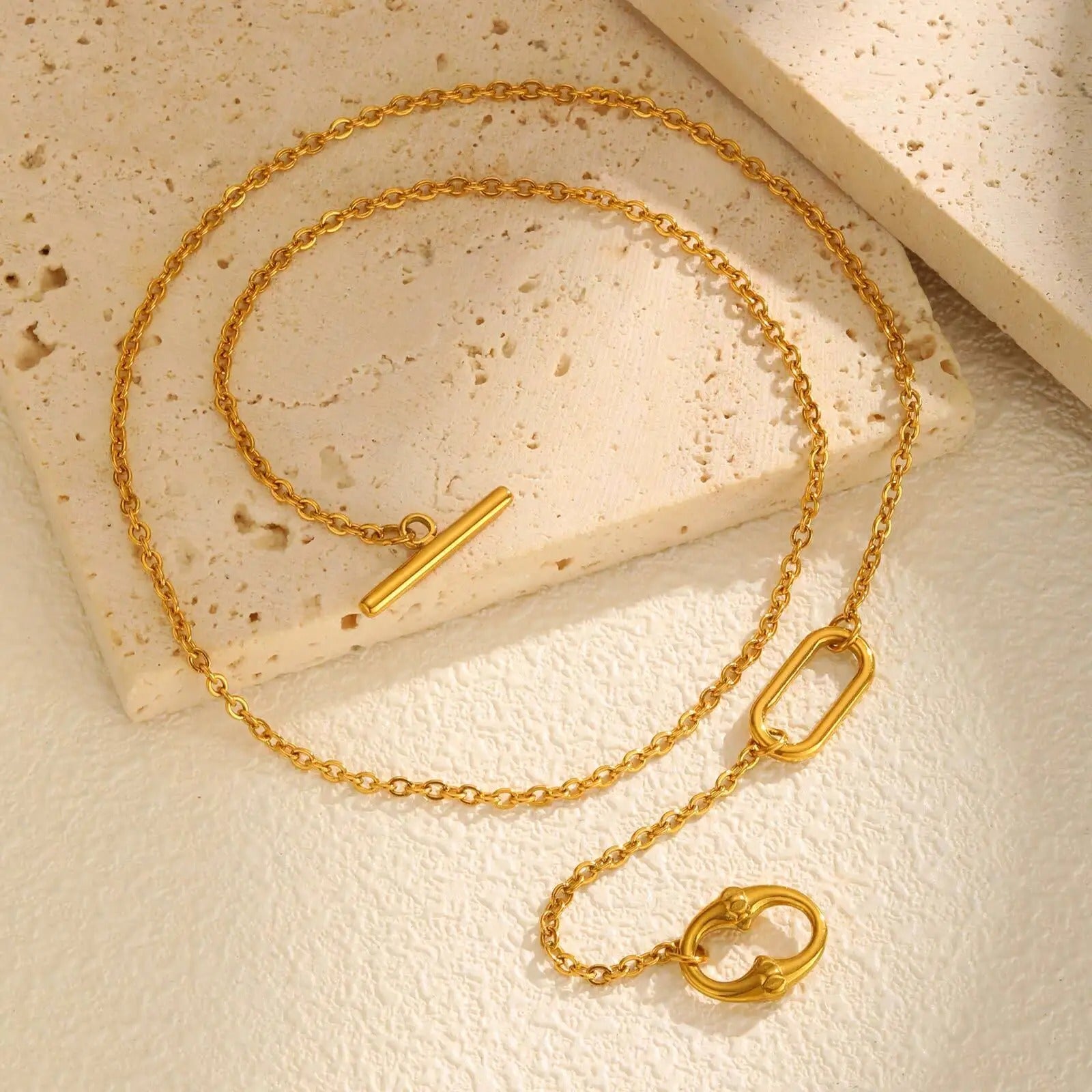 Geometric Toggle Necklace