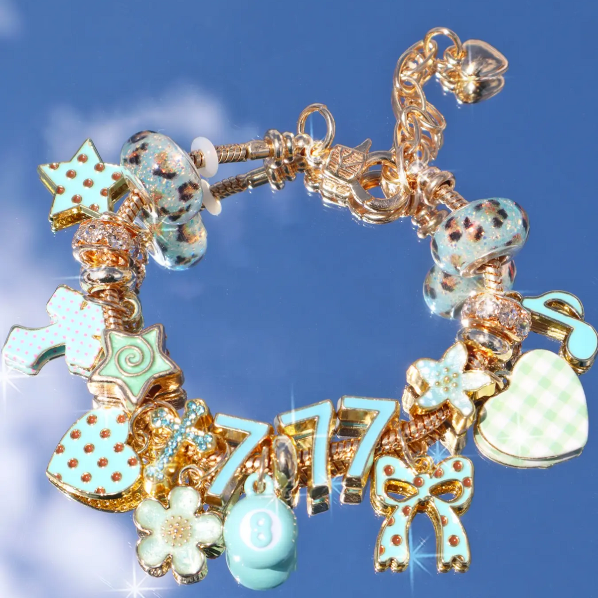 Lucky Number Charm Bracelet
