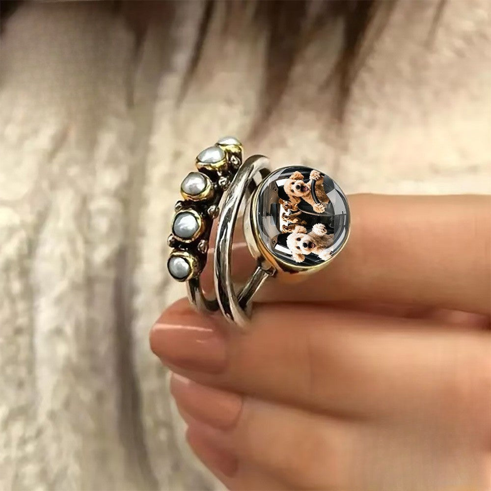 Dog Photo Dome Ring
