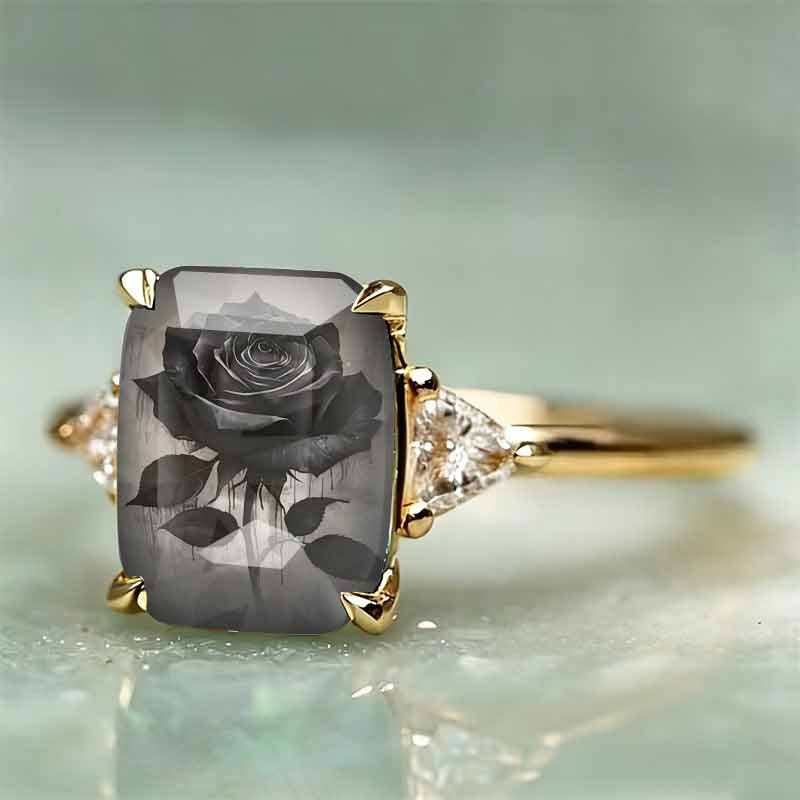 Dark Rose Statement Ring