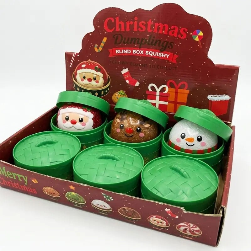 Festive Glitter Squishy Set