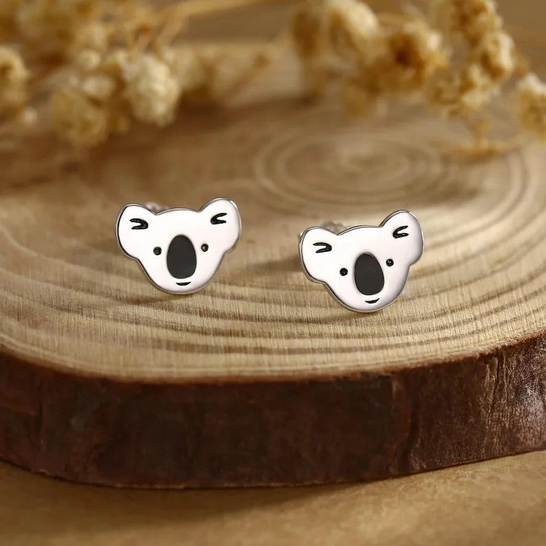 Koala Bear Stud Earrings