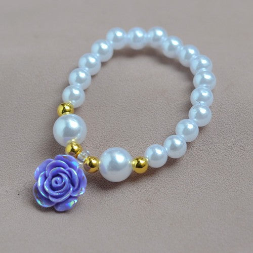 Rose Pearl Jewelry Set