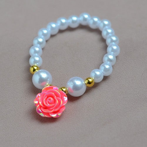 Rose Pearl Jewelry Set