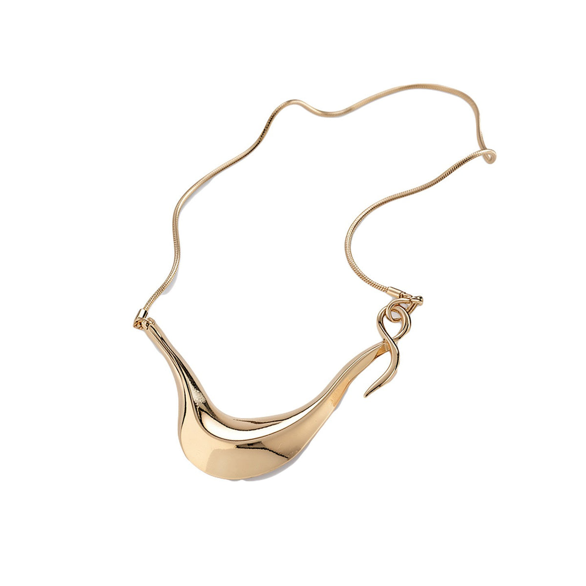 Sculptural Curve Necklace