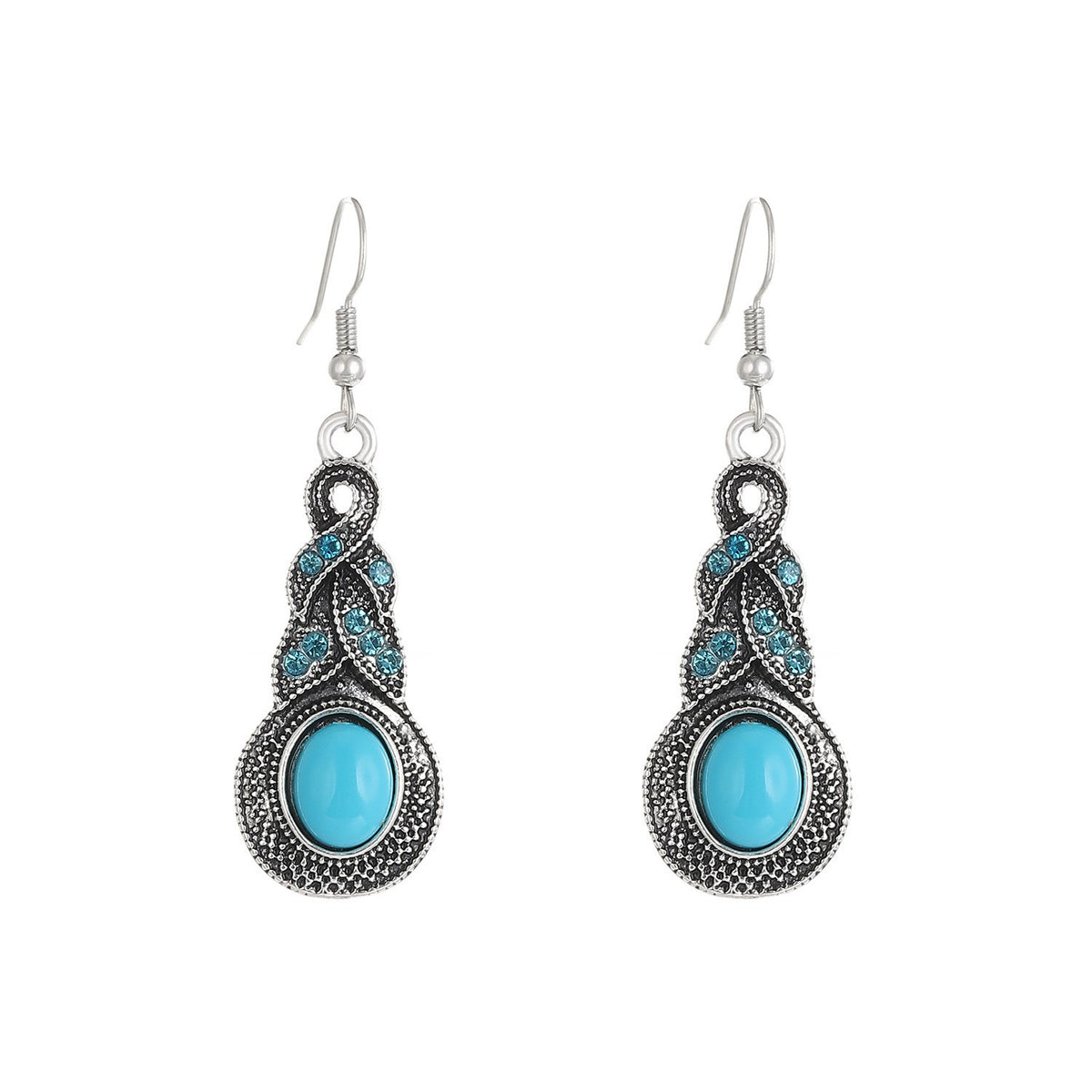 Turquoise Woven Drop Jewelry Set