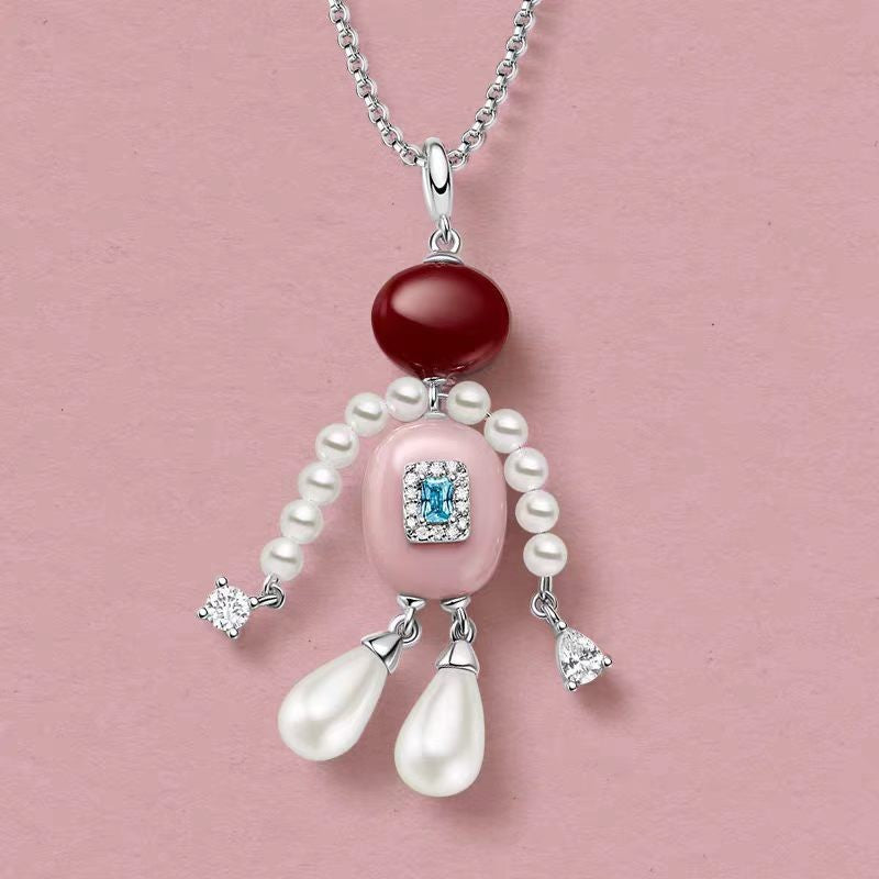 Colorful Resin Charm Necklace
